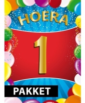 1 jaar party artikelen pakket