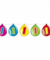 1 jaar slinger met kartonnen ballonnen 10 meter