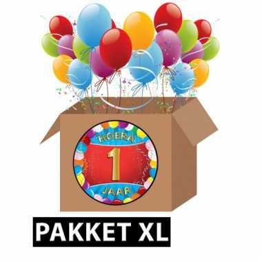 1 jaar party artikelen pakket xl