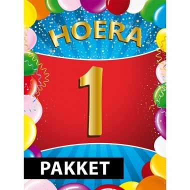 1 jaar party artikelen pakket