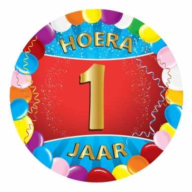 1 jaar verjaardag party viltjes