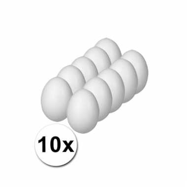 10 nep eieren van piepschuim 8 cm