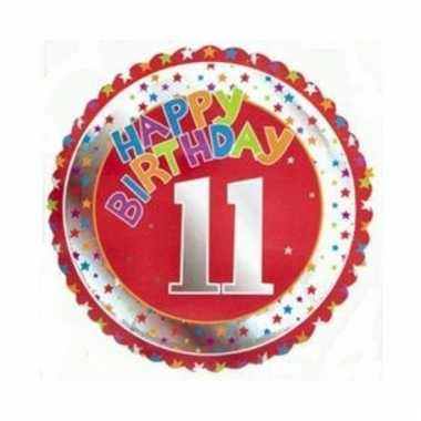 11e verjaardag helium ballon