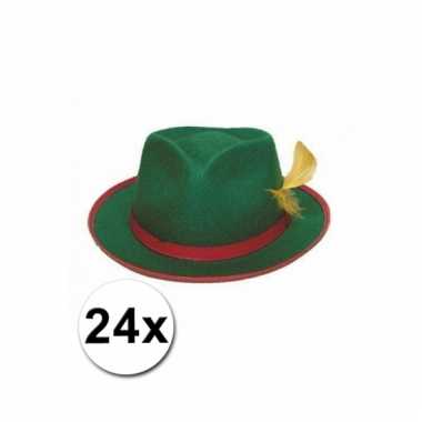 24 tiroler hoeden groen