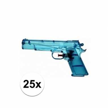 25x speelgoed waterpistool doorzichtig