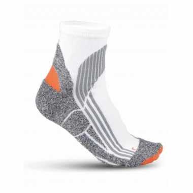 2x paar sport sokken running in het wit maat 43-46