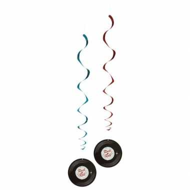 2x rock en roll thema rotorspiraal 85 cm
