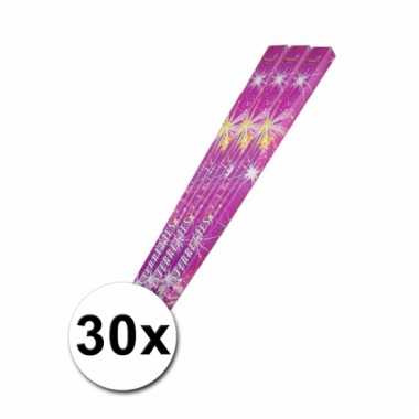 30 lange kinder sterretjes 45 cm