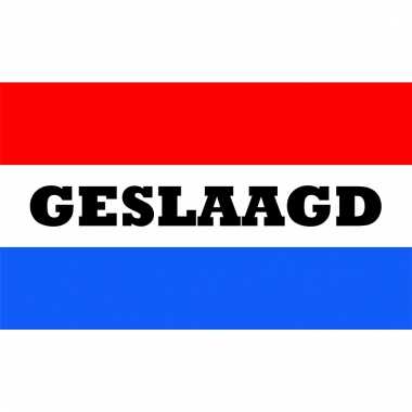 Afgestudeerd vlag met nederlandse kleuren 150x90 cm