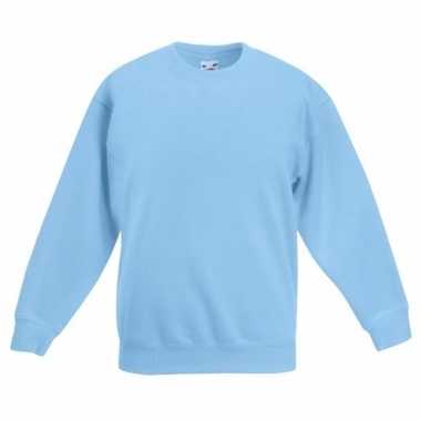 Basis lichtblauwe truien/sweaters jongenskleding