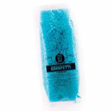 Blauwe bio confetti in water oplosbaar