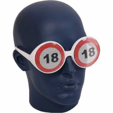 Bril 18 jaar verkeersbord