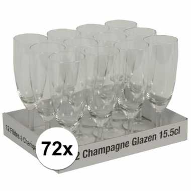 Champagne flutes tray 72 x