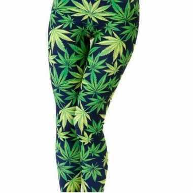 Dames party legging marihuana