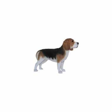 Decoratie beeld beagle 39 x 55 x 19 cm