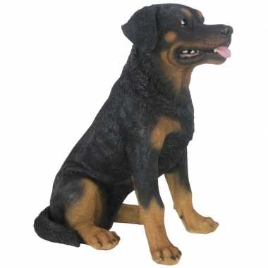 Decoratie dieren honden beeldjes rottweiler 49 cm