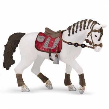 Decoratie trendy paarden plastic 14.5 cm