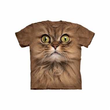 Dieren shirts bruine kat