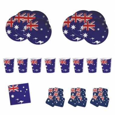 Feestartikelen australie tafel versiering pakket