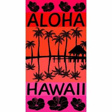 Gekleurd strandlaken aloha 95/100 x 175