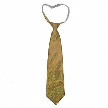 Gouden stropdas met glitters