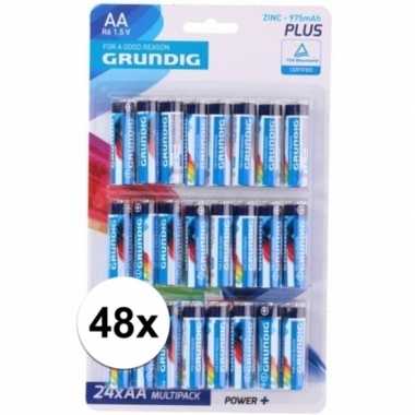 Grundig r06 aa batterijen 48 stuks