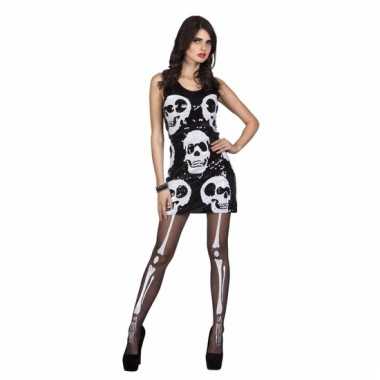 Halloween skelet jurkje met pailletten