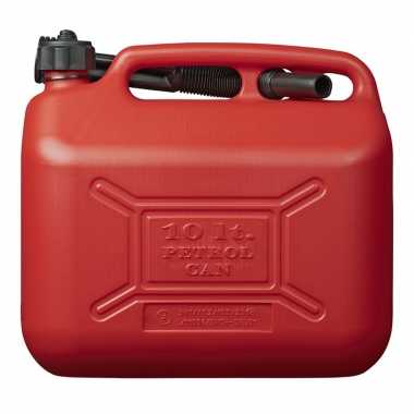 Jerrycan/benzinetank 10 liter rood