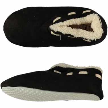 Jongens spaanse sloffen/pantoffels navy blauw maat 31-32