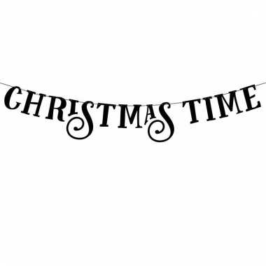 Kerstversiering slinger christmas time