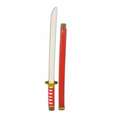 Kinder ninja zwaard rood 60 cm