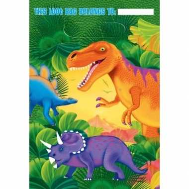 Kinderfeestje dinosaurus bekers 16 stuks