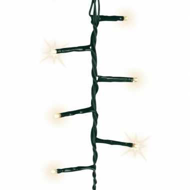Knipperende kerstverlichting deluxe warm wit 350 lampjes