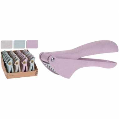 Knoflookpers pastel groen 16 cm