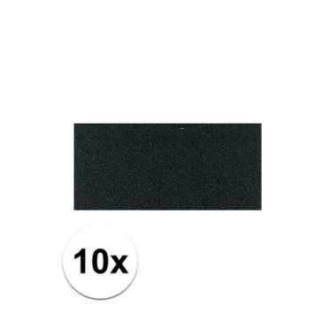 Knutsel rubber zwart 10 stuks