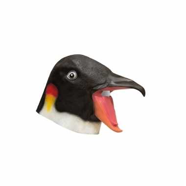 Latex dieren masker pinguin