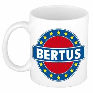 Naamartikelen bertus mok / beker keramiek 300 ml