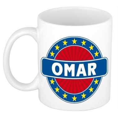 Naamartikelen omar mok / beker keramiek 300 ml