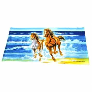 Paarden badlaken groot 150 x 70 cm