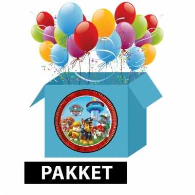 Paw patrol themafeest pakket