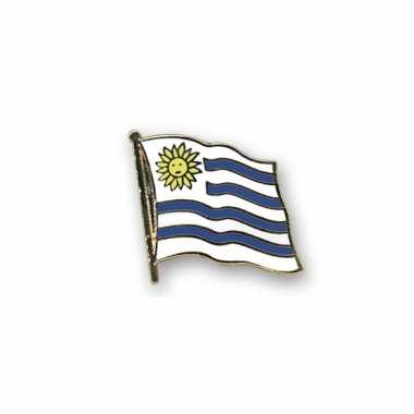 Pin speld vlag uruguay 20 mm