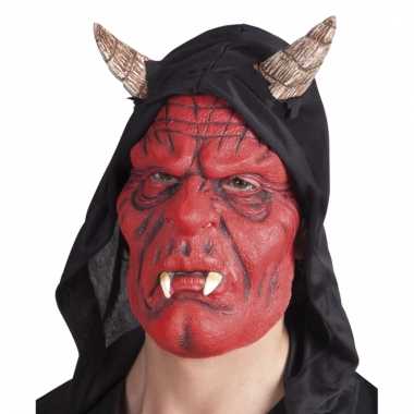 Rode duivel masker diablo voor volwassenen