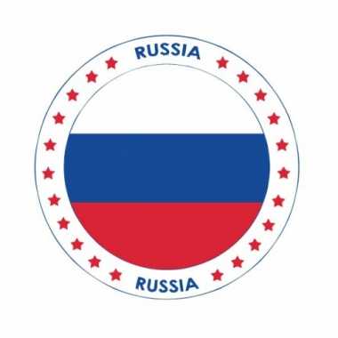 Rusland vlag print bierviltjes