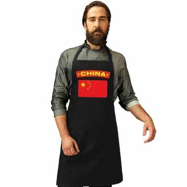 Schort chinees restaurant vlag china