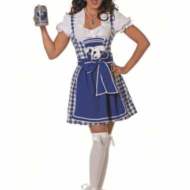 Sexy bierfeest jurk blauw