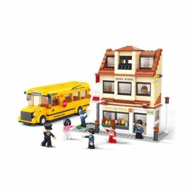 Sluban schoolbus 496 blokjes