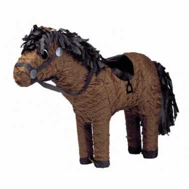 Speelgoed pinata paardje bruin 53 cm