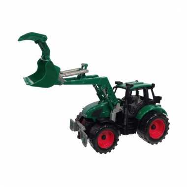 Speelgoed tractor groen