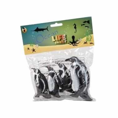 Speelgoedsetje pingu?ns rubber 4st