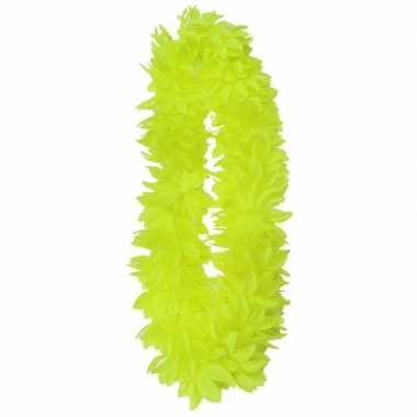 Tropische slinger fluor geel